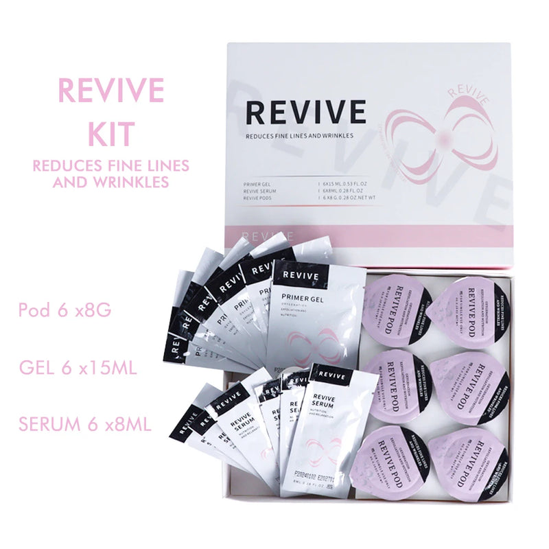 Glam Revive Hydrate Detox Illuminate kit Pods Serum Facial SPA Serum