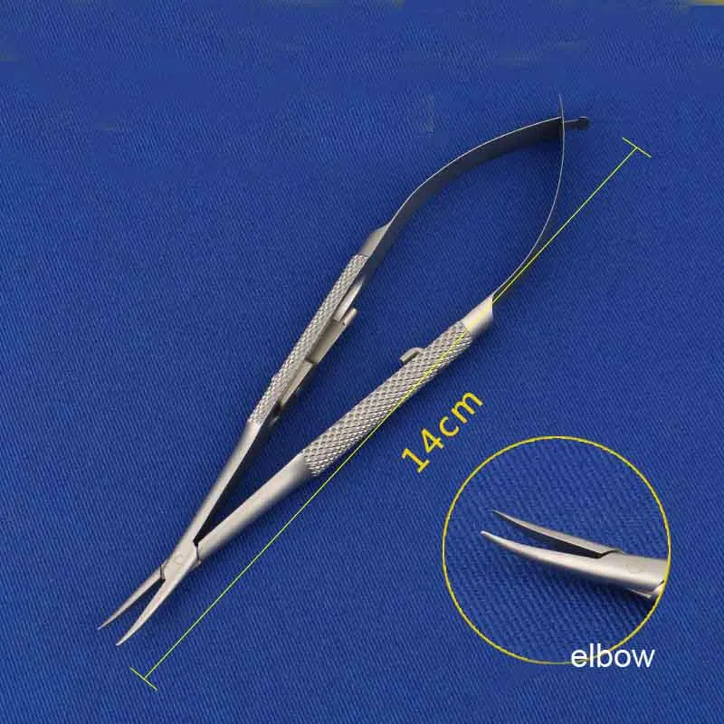 Microscopic ophthalmic instrument lock-type needle holder cosmetic plastic