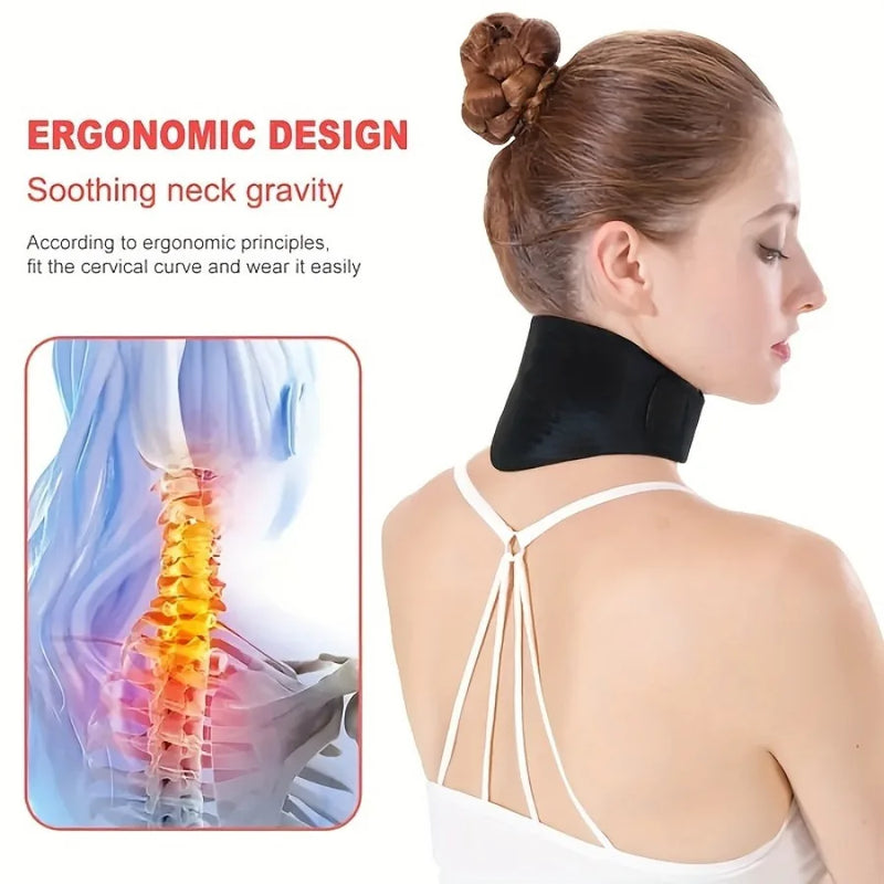 2 magnetic neck pads for full body relaxation - odorless, beauty spa