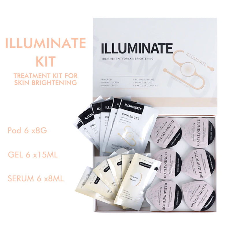 Glam Revive Hydrate Detox Illuminate kit Pods Serum Facial SPA Serum