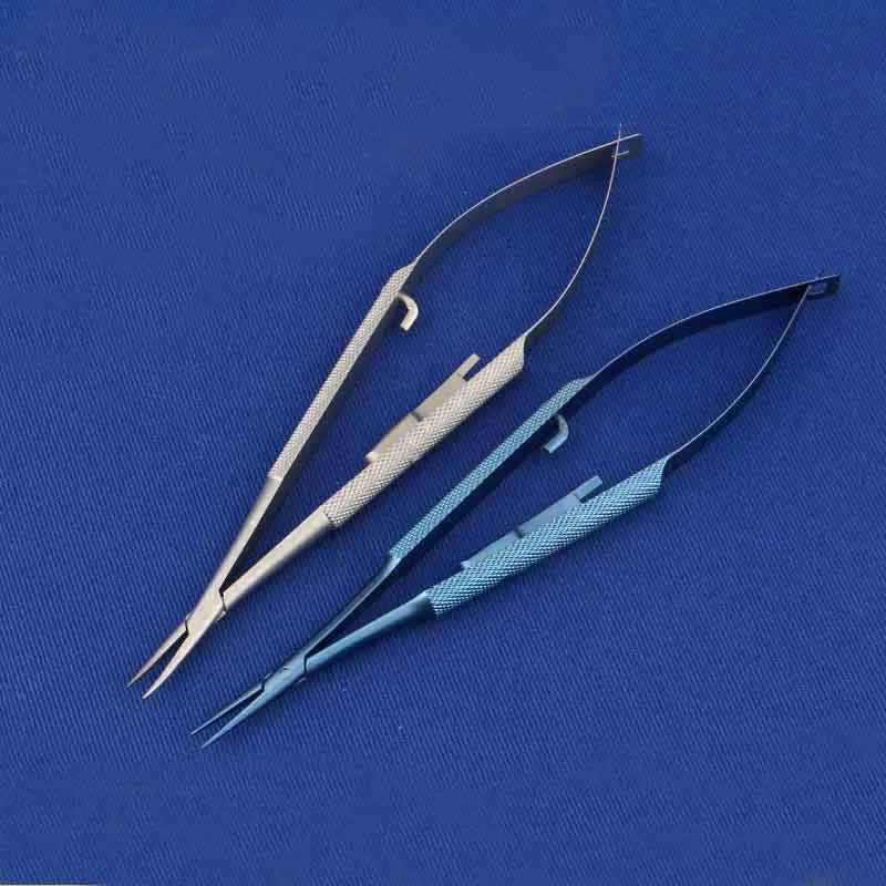 Microscopic ophthalmic instrument lock-type needle holder cosmetic plastic