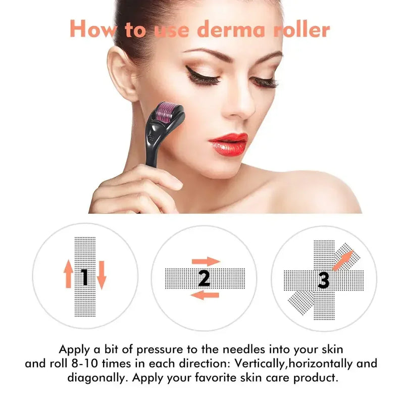 540 Derma Roller Needle Instrument for Face 0.2mm\0.25mm\0.3mm