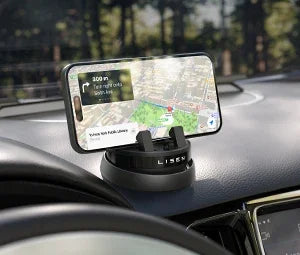 LISEN Car Phone Holder Dashboard Rotatable Mount Hand Free