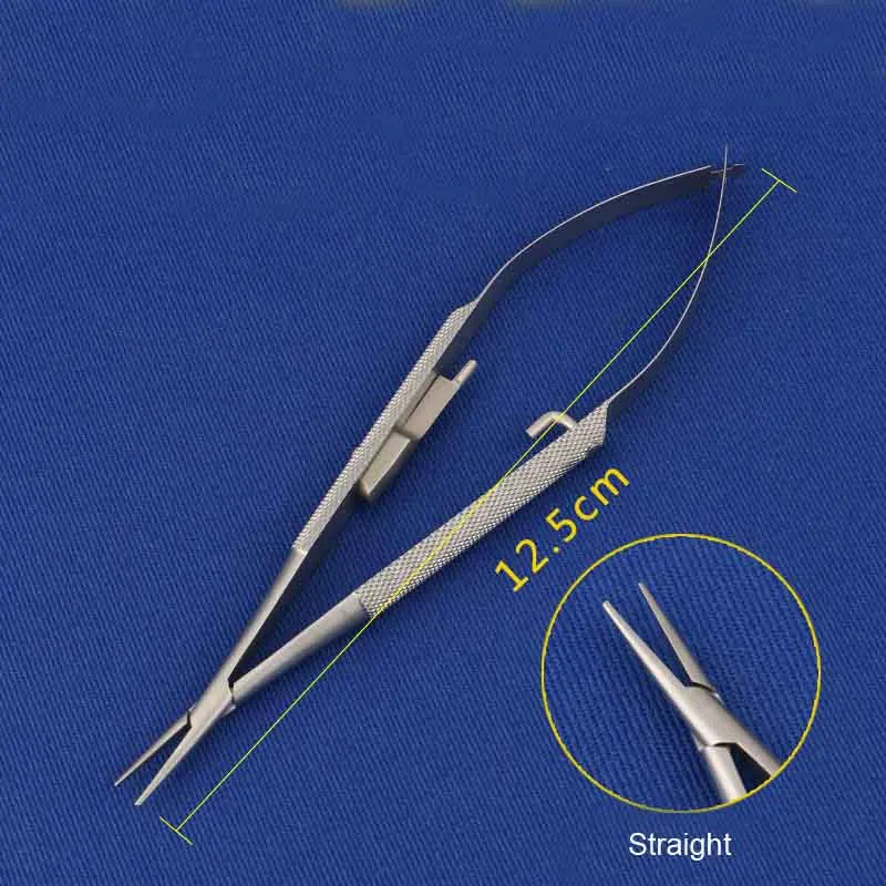 Microscopic ophthalmic instrument lock-type needle holder cosmetic plastic