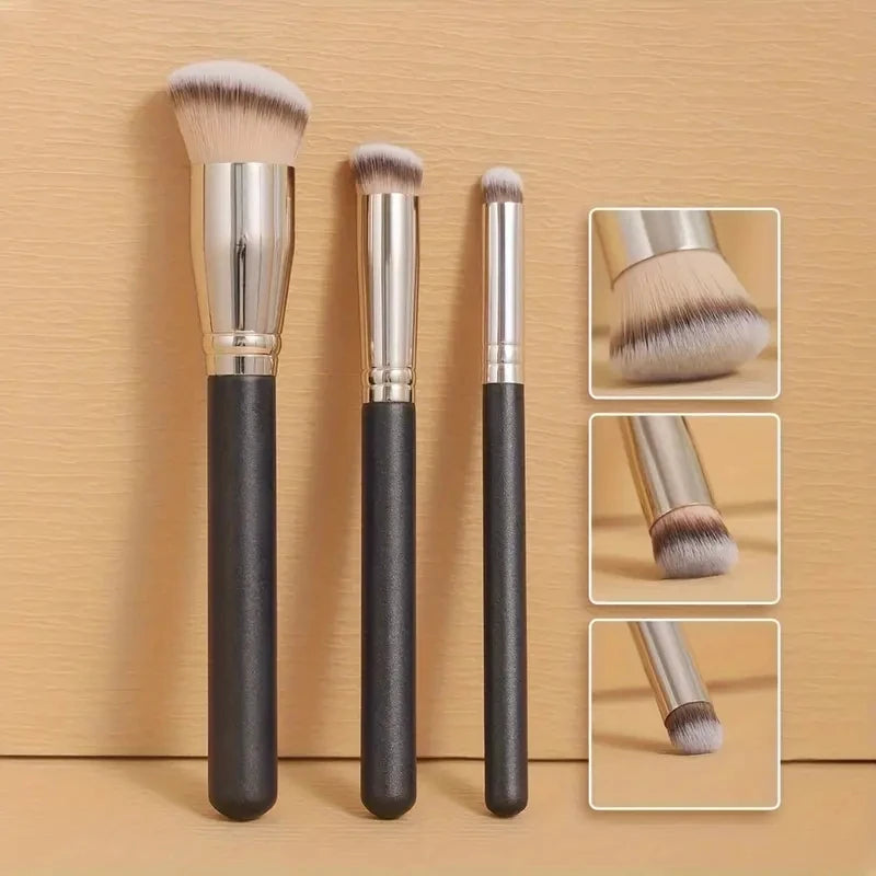 3/5 pcs Foundation Concealer Brush, Premium Contour Blusher Brushes