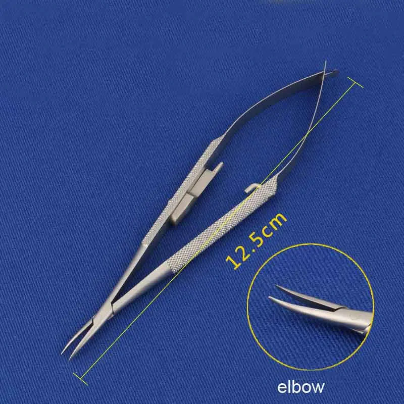 Microscopic ophthalmic instrument lock-type needle holder cosmetic plastic