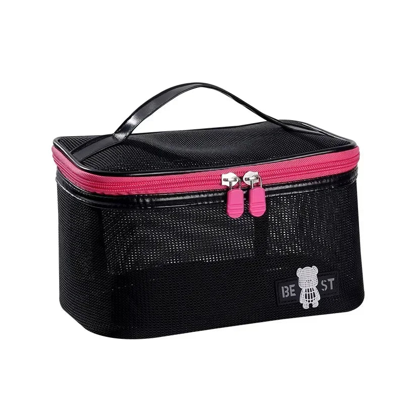 2025 Makeup Bag for Women Travel  Necessary Beauty Brush Tool Storage