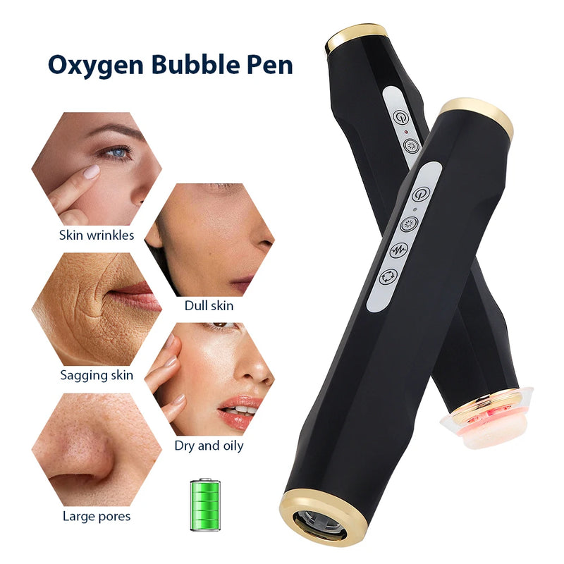 Oxygen Bubble Pen CO2 Oxygen Portable Facial Machine CO2 Gel Facial Skin Care