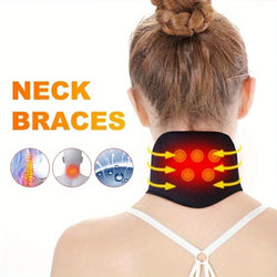 2 magnetic neck pads for full body relaxation - odorless, beauty spa