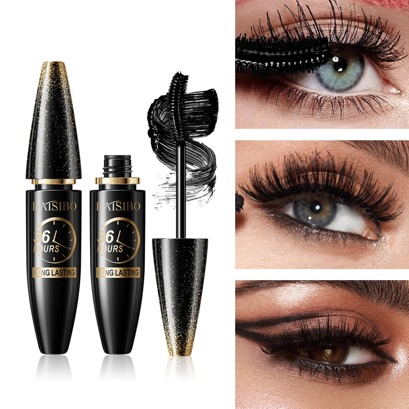 Black Mascara For Stunning Eyes, Long-Lasting 36-Hour Wear, Lengthening