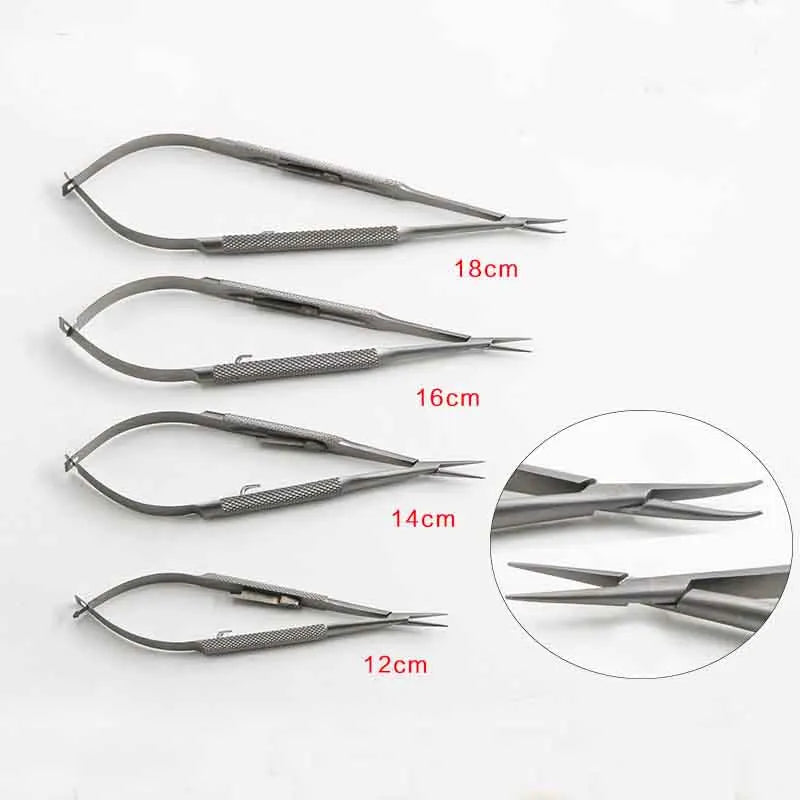 Microscopic ophthalmic instrument lock-type needle holder cosmetic plastic