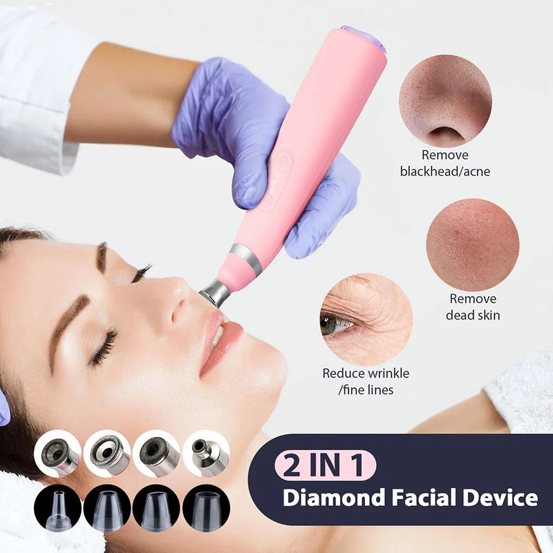 Foreverlily Portable Diamond Peeling Machine Microdermabrasion Facial