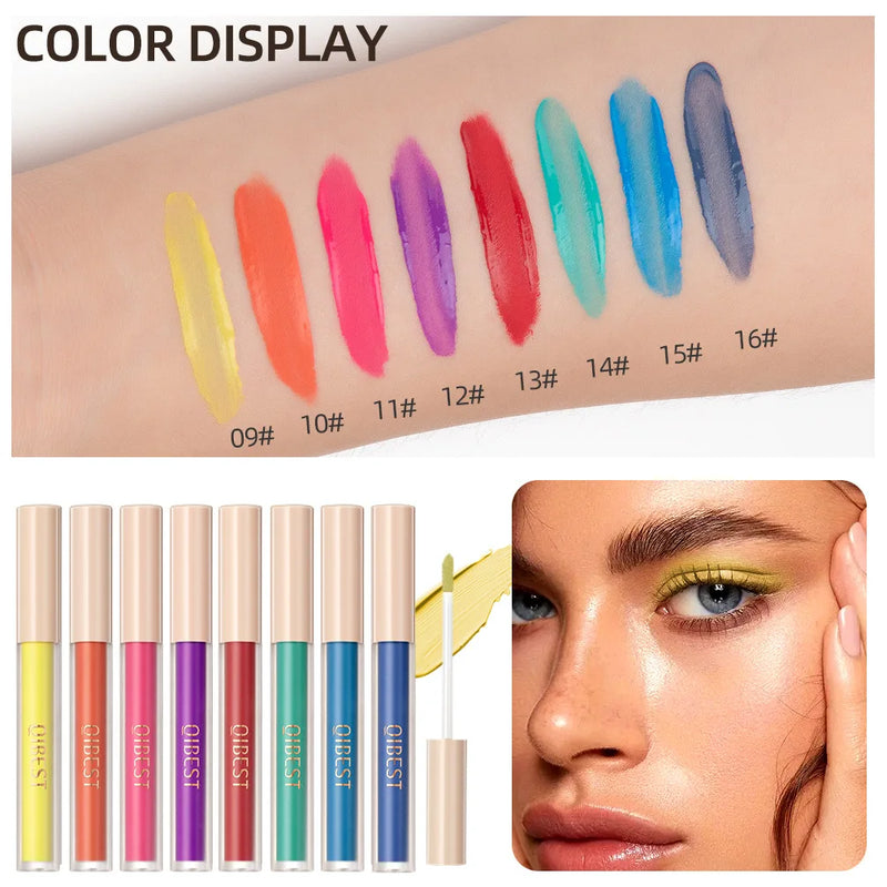 8pcs/box Brown Colorful Liquid Eyeshadow Stick Set Contour Blush