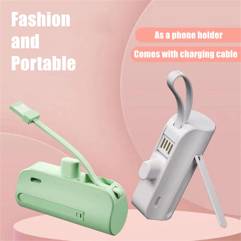 5000mAh Mini Power Bank Portable Charging External Battery Powerbank