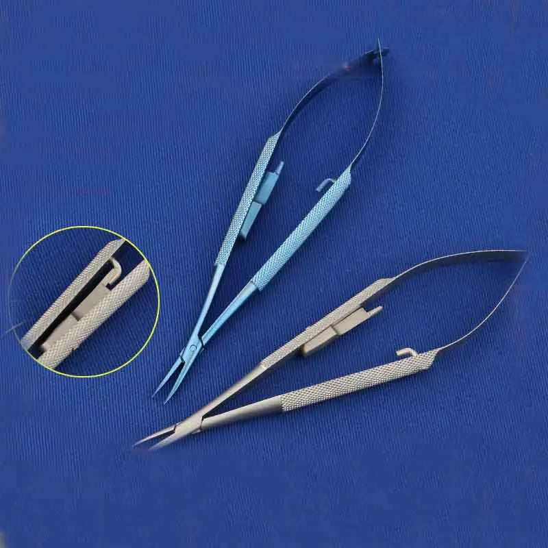 Microscopic ophthalmic instrument lock-type needle holder cosmetic plastic