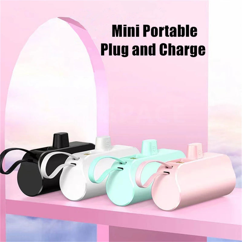 5000mAh Mini Power Bank Portable Charging External Battery Powerbank