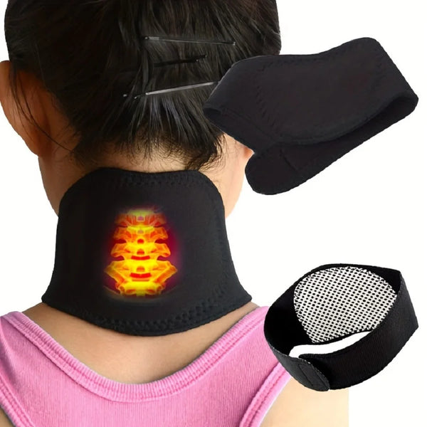 2 magnetic neck pads for full body relaxation - odorless, beauty spa