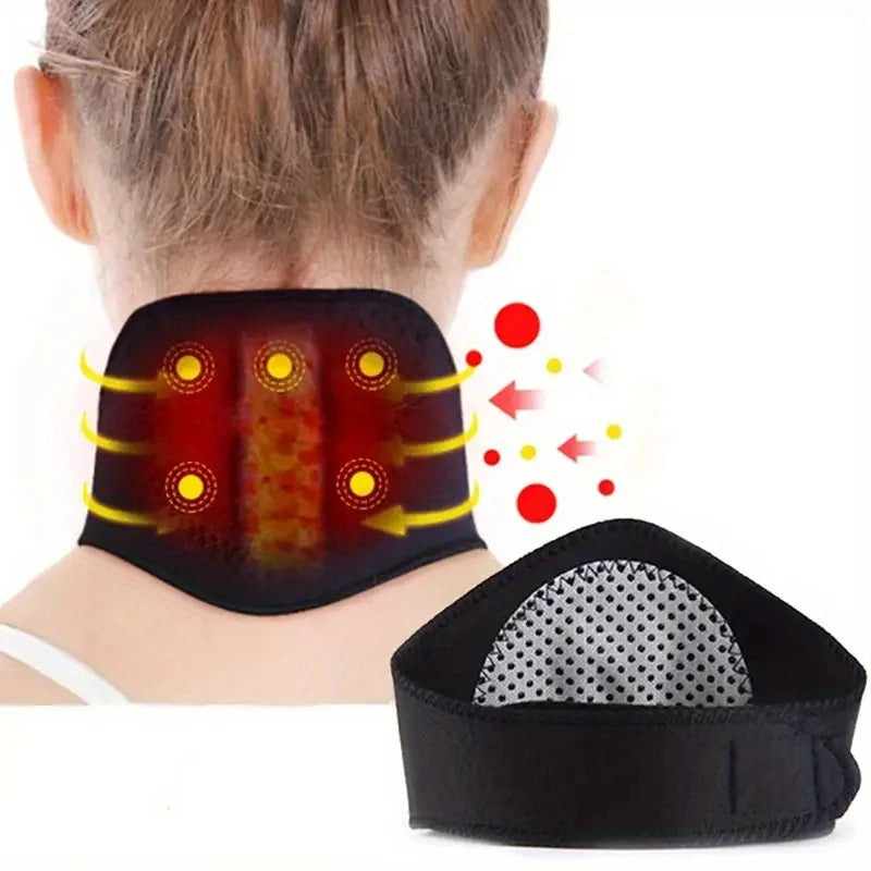 2 magnetic neck pads for full body relaxation - odorless, beauty spa