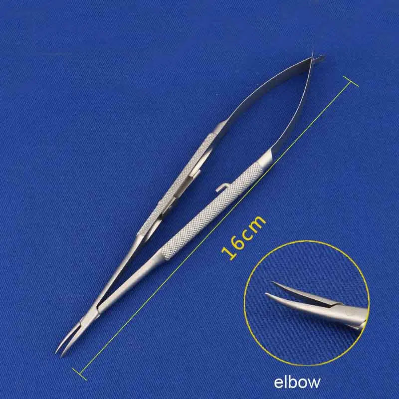 Microscopic ophthalmic instrument lock-type needle holder cosmetic plastic