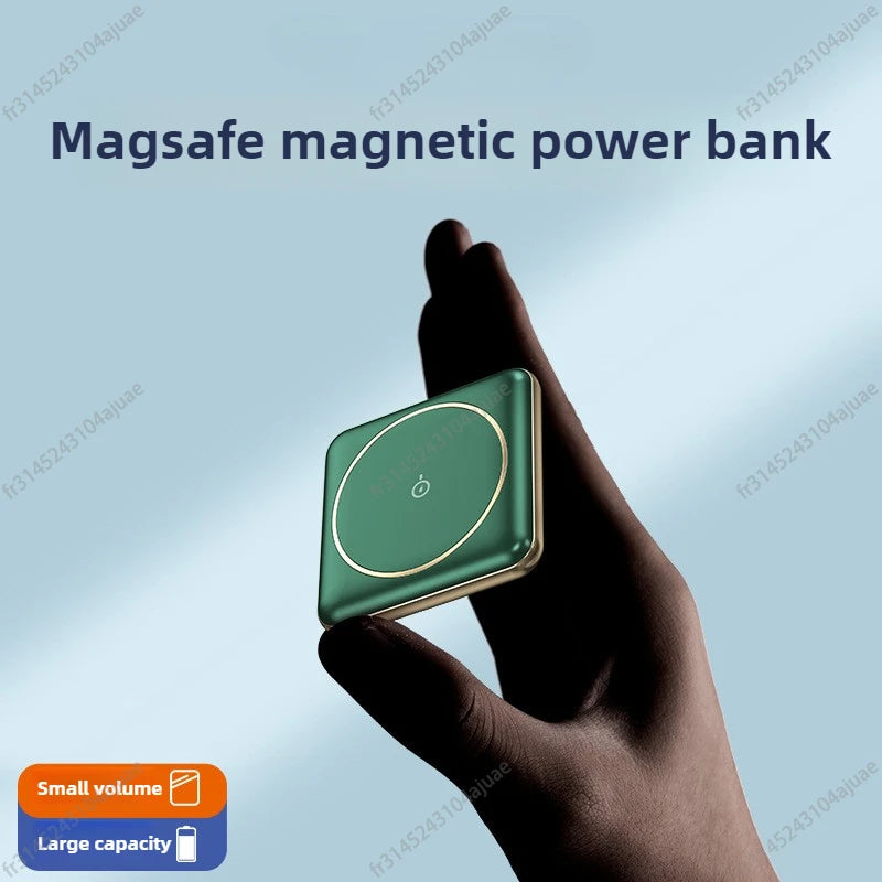 5000mAh Mini Magnetic Wireless Power Bank Charger Fast Charging Thin