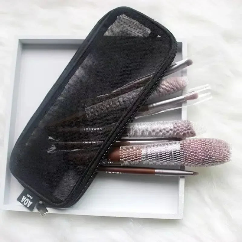 Makeup Brush Travel Case Cosmetic Toiletry Bag Organizer for Men Women