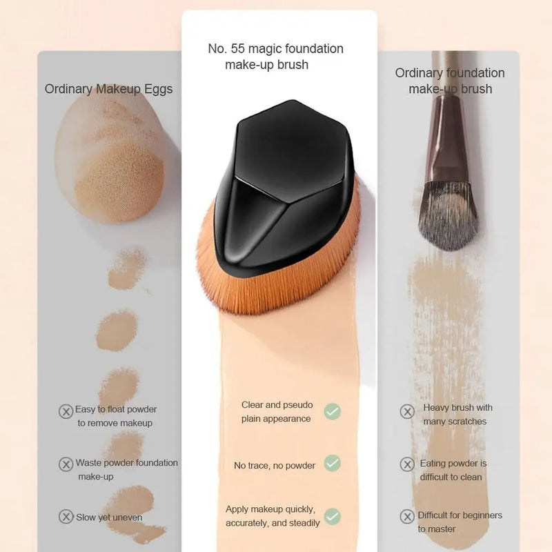 Flat Top Foundation Makeup Brush Kabuki Face Blush Makeup Tool