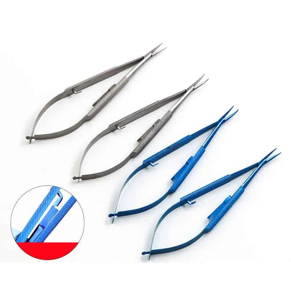 Microscopic ophthalmic instrument lock-type needle holder cosmetic plastic